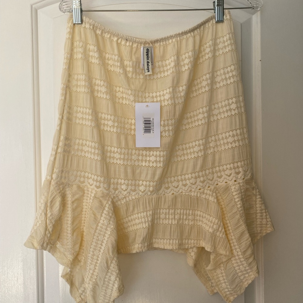 Dippin' Daisy's Naples Cream Asymmetrical Skirt